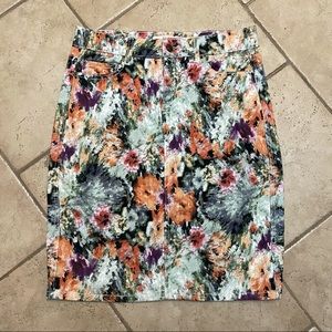 Andrea Jovine | Floral Jean Skirt